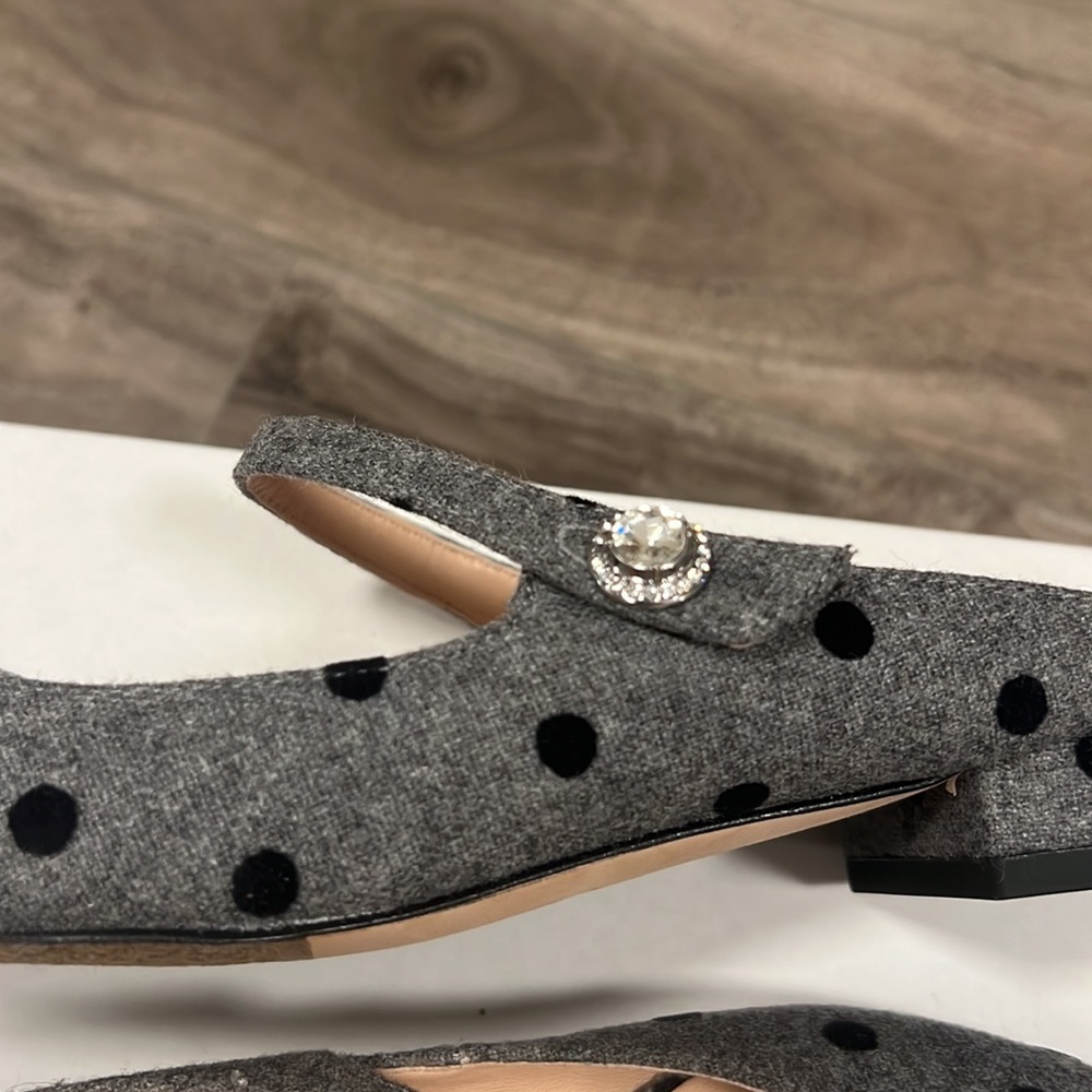 🔥🔥KATE SPADE NEW YORK meg polka dot mary jane mule - Picture 15 of 17